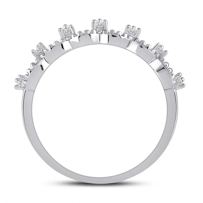14k White Gold Round Diamond Band Ring 112 Cttw gndatlanta Rings