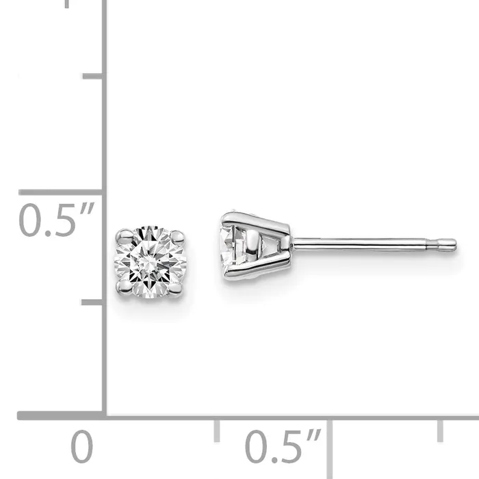 goldiaca Earrings 14kw 50ct I1 J K Diamond Stud Push on Post Earrings