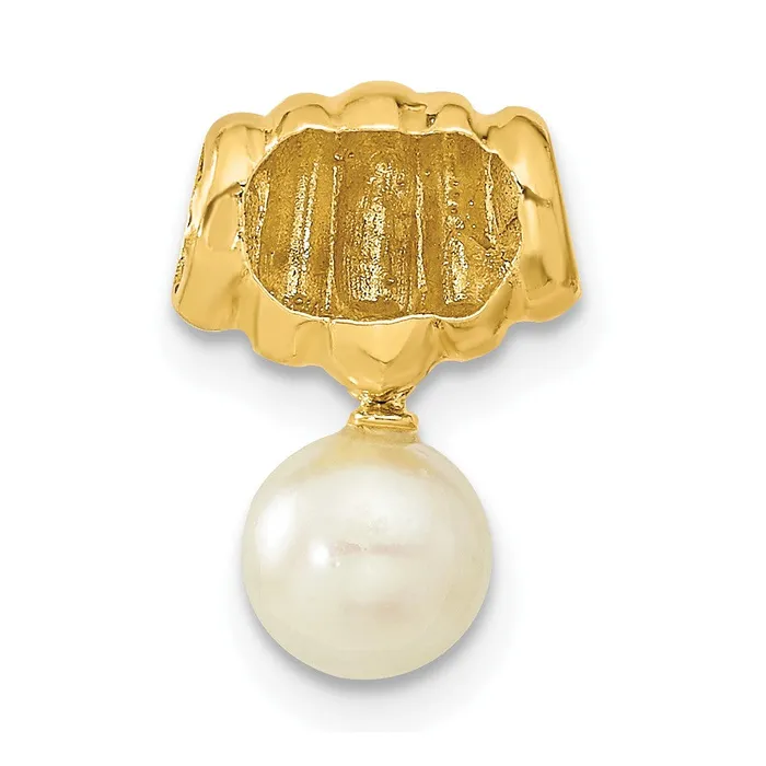 Goldia Necklaces 14k Yellow Gold FW Cultured Pearl Pendant