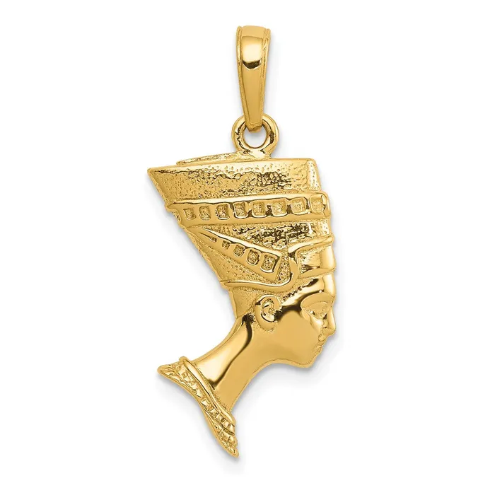 Goldia PreStyled Sets 14k Yellow Gold 3D Nefertiti Pendant