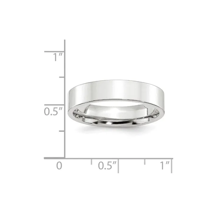 Goldia Rings Solid 10K White Gold 5mm Standard Flat Comfort Fit MensWomens Wedding Band Ring Size 65 Goldia Rings Solid 10K White Gold 5mm Standard Flat Comfort Fit MensWomens Wedding Band Ring Size 65