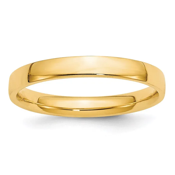 Goldia Rings Solid 10K Yellow Gold 3mm Light Weight Comfort Fit MensWomens Wedding Band Ring Size 11 Goldia Rings Solid 10K Yellow Gold 3mm Light Weight Comfort Fit MensWomens Wedding Band Ring Size 11
