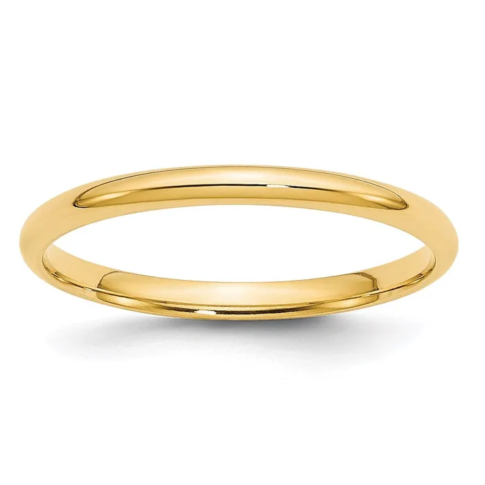 Goldia Rings Solid 14K Yellow Gold 2mm Light Weight Comfort Fit MensWomens Wedding Band Ring Size 75 Goldia Rings Solid 14K Yellow Gold 2mm Light Weight Comfort Fit MensWomens Wedding Band Ring Size 75