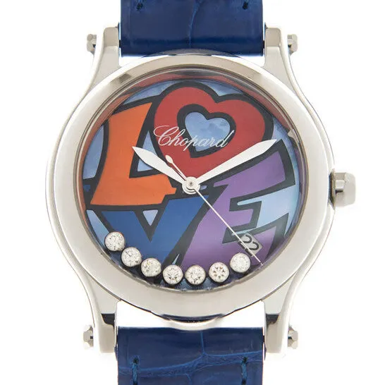 Original Chopard Happy Love Automatic Blue Dial Ladies Watch 2785593020 JMS always Watches