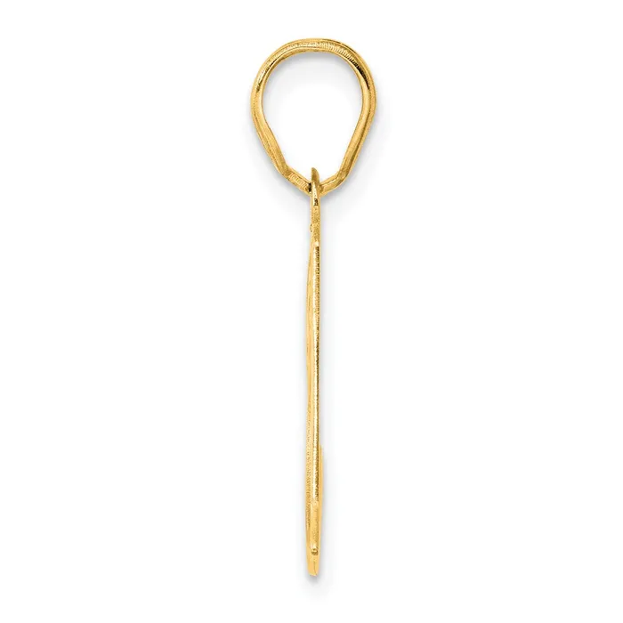 PreStyled Sets Goldia 14k Yellow Gold Polished Etched Number 31 Pendant