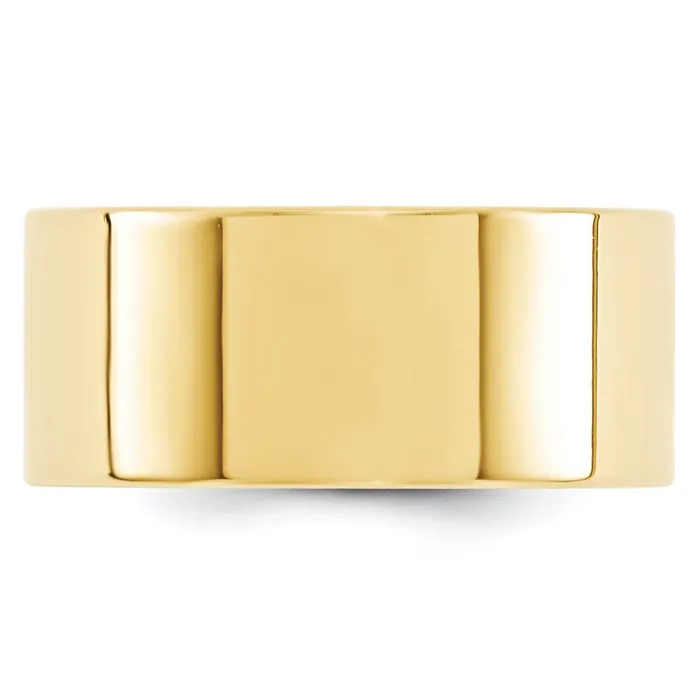 Rings Goldia Solid 18K Yellow Gold 10mm Standard Flat Comfort Fit MensWomens Wedding Band Ring Size 6 Rings Goldia Solid 18K Yellow Gold 10mm Standard Flat Comfort Fit MensWomens Wedding Band Ring Size 6