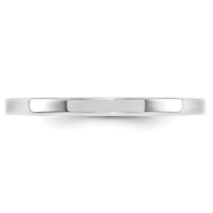 Solid 10K White Gold 2mm Standard Flat Comfort Fit MensWomens Wedding Band Ring Size 14 Goldia Rings Solid 10K White Gold 2mm Standard Flat Comfort Fit MensWomens Wedding Band Ring Size 14 Goldia Rings