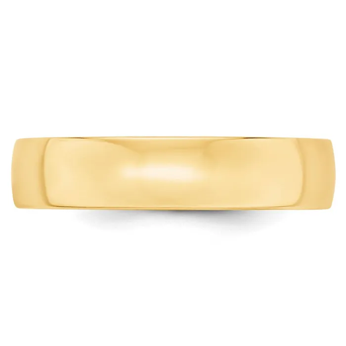 Solid 10K Yellow Gold 5mm Light Weight Comfort Fit MensWomens Wedding Band Ring Size 65 Goldia Rings Solid 10K Yellow Gold 5mm Light Weight Comfort Fit MensWomens Wedding Band Ring Size 65 Goldia Rings