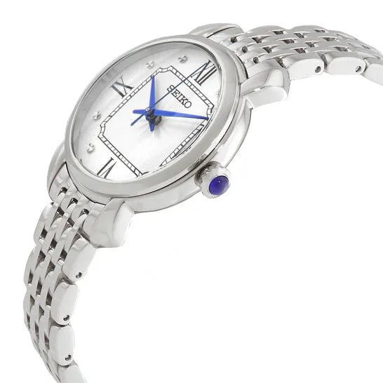 Watches JMS always Original Seiko Discover More Quartz Silver Dial Ladies Watch SUR497P1