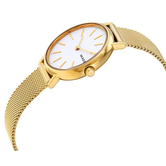 Watches JMS always Original Skagen Signatur Slim Quartz Silver Dial Ladies Watch