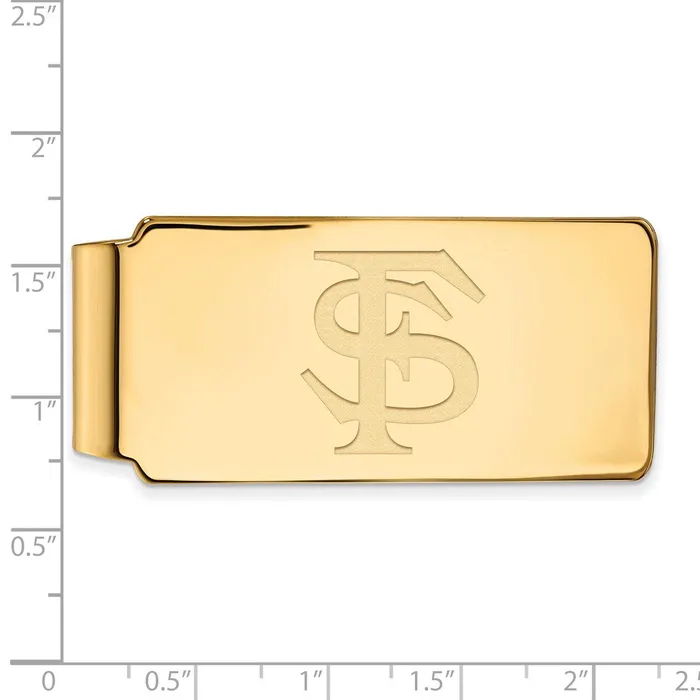 PreStyled Sets TreasureFineJewelers 14k Gold Florida State University FS Money Clip