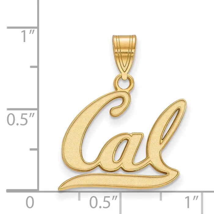 TreasureFineJewelers Necklaces 14k Gold University of California Berkeley Medium Pendant