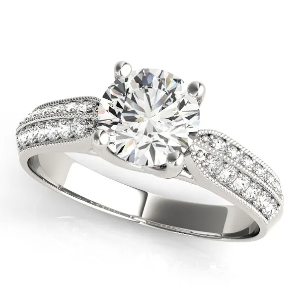 Overnight Mountings Fashion Trellis Diamond Engagement Ring Rings
