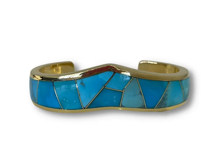 Ben Nighthorse Single V Top Inlay Bracelet Bracelets