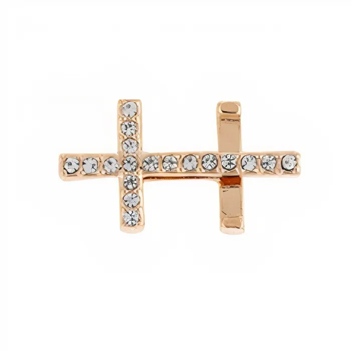 ClaudiaG Charm Necklaces Pav Cross Charm