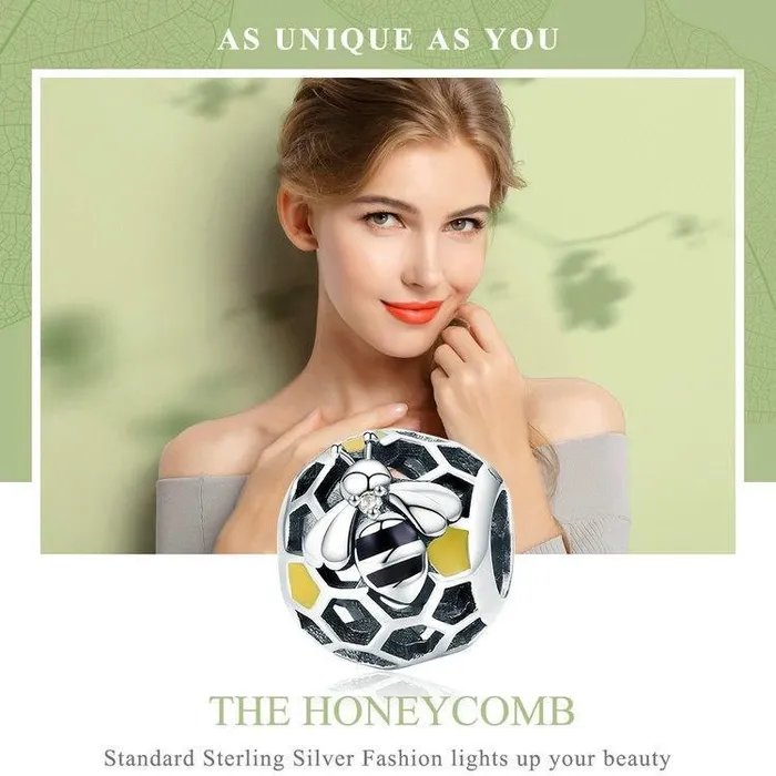 Honey Bee Charms Sterling SilverPandora Style AliExpress Rings