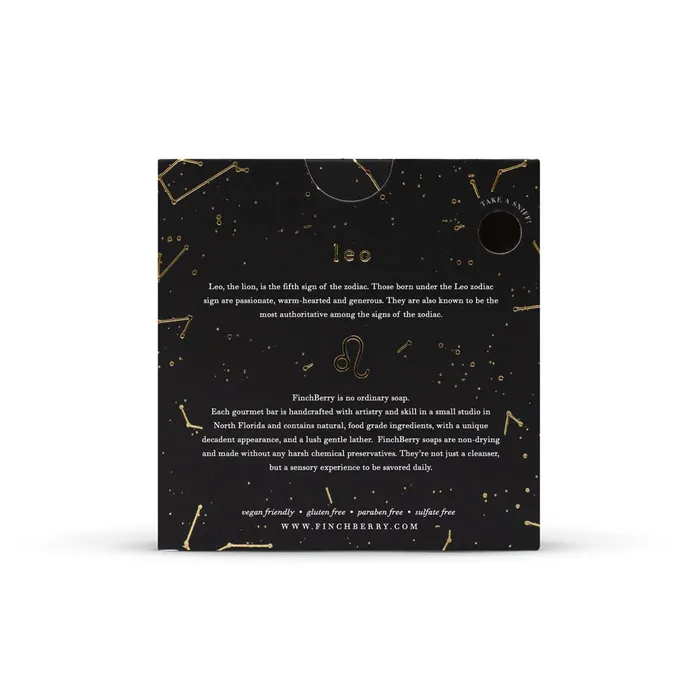 Necklaces FinchBerry Finchberry Natural Zodiac Soap BarsWhite and Gold Elegant Perfect for Gifting