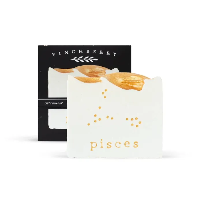Necklaces FinchBerry Finchberry Natural Zodiac Soap BarsWhite and Gold Elegant Perfect for Gifting
