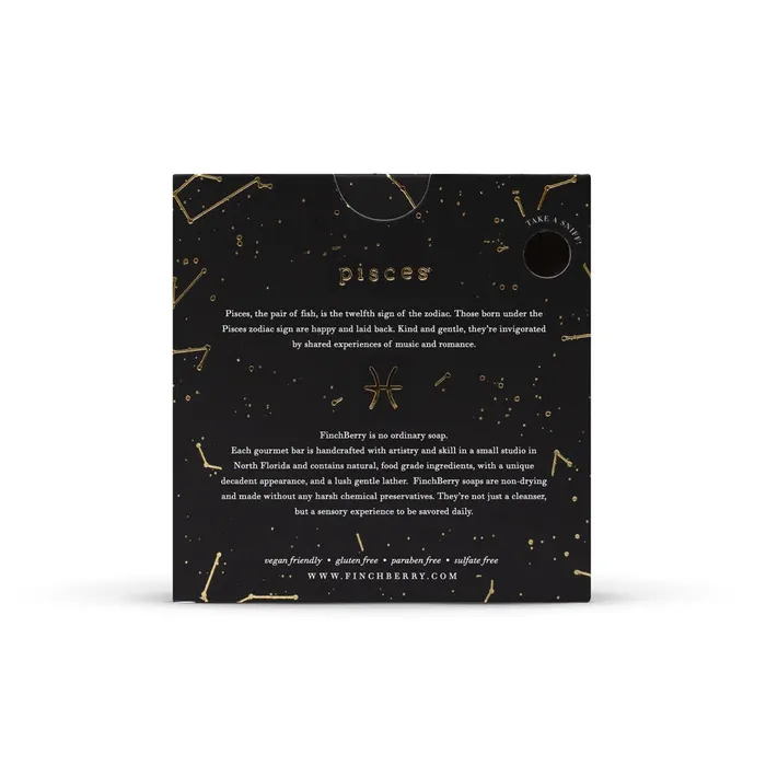 Necklaces FinchBerry Finchberry Natural Zodiac Soap BarsWhite and Gold Elegant Perfect for Gifting