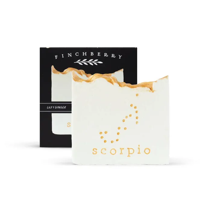 Necklaces FinchBerry Finchberry Natural Zodiac Soap BarsWhite and Gold Elegant Perfect for Gifting