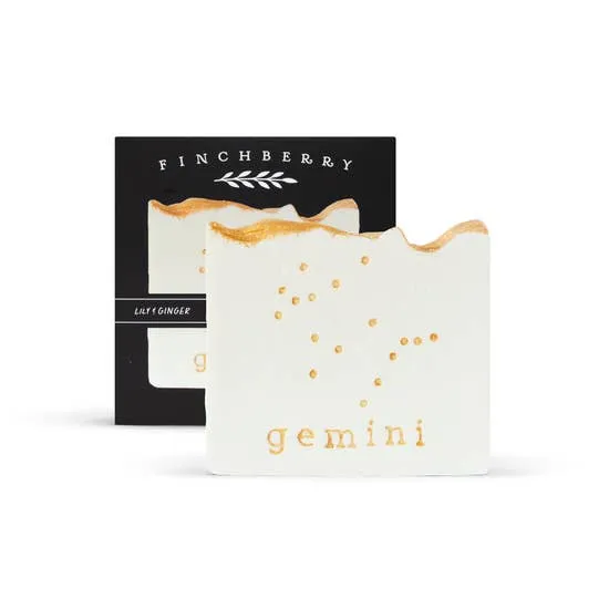 Necklaces FinchBerry Finchberry Natural Zodiac Soap BarsWhite and Gold Elegant Perfect for Gifting