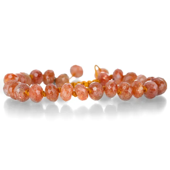 8mm Faceted Sunstone Bracelet Joseph Brooks Bracelets