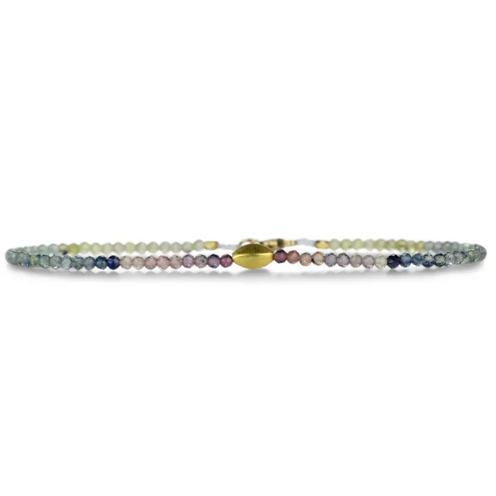 Bracelets Margaret Solow Ombre Sapphire Beaded Bracelet