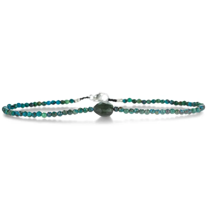 Chrysoprase and Tourmaline Bracelet Margaret Solow Bracelets