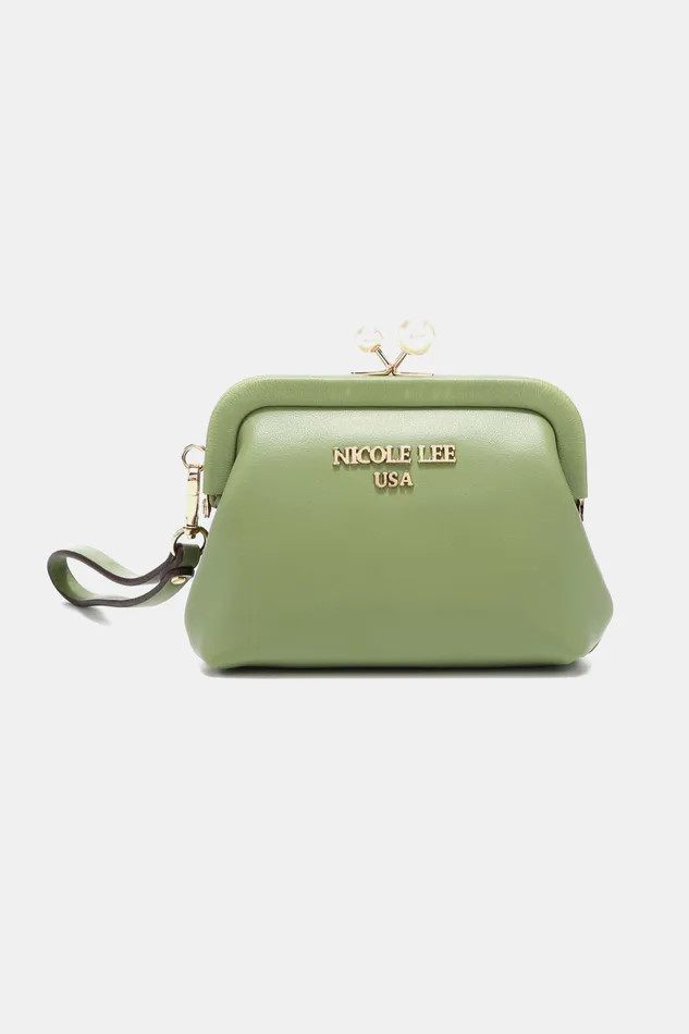 Earrings Nicole Lee USA Elise Pearl Coin Purse Trendsi