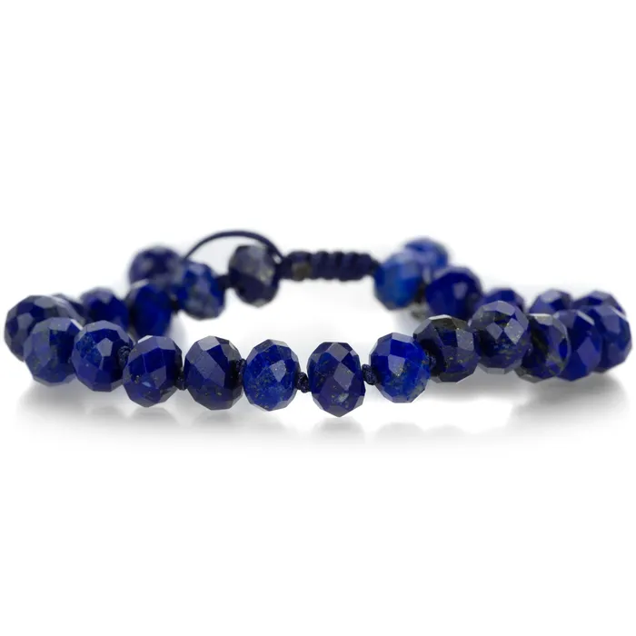 Faceted 8mm Lapis Lazuli Bracelet Joseph Brooks Bracelets