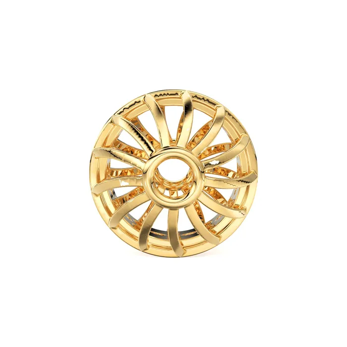 Fancy Solid Gold 14k 18k Solid Gold Spacer Bead Jewelry Making Supply available in 8mm Jalvi Co PreStyled Sets