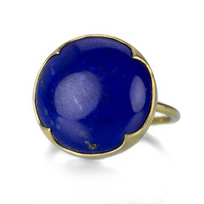 Gabriella Kiss Rings Round Lapis Cabochon Ring