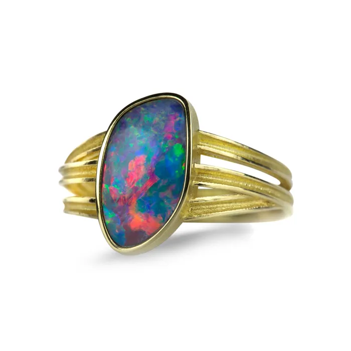Rings Barbara Heinrich Australian Opal Doublet Ring