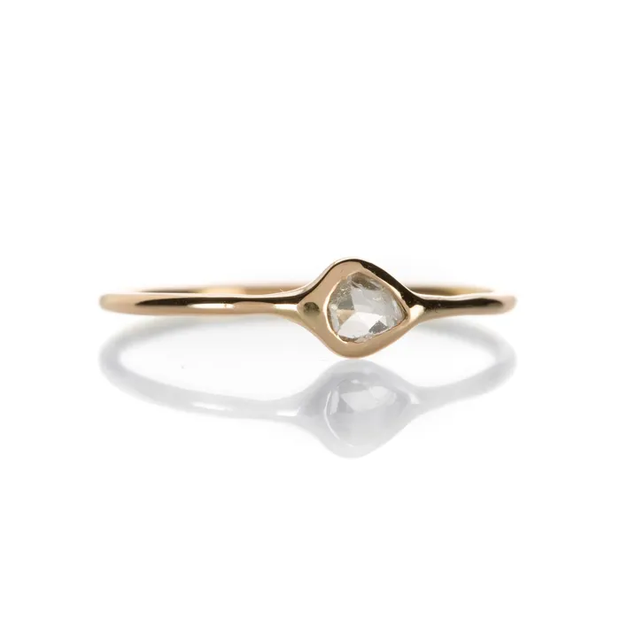 Rosecut Small Diamond Ring Margaret Solow Rings